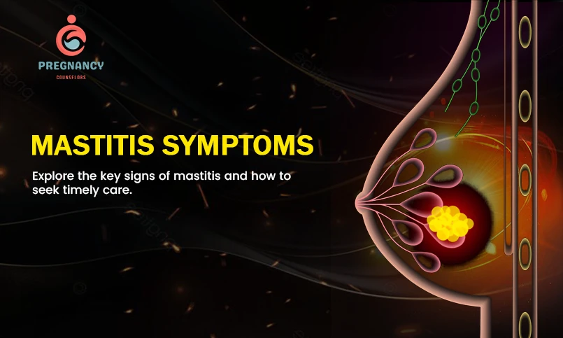 Woman experiencing mastitis symptoms with breast pain.